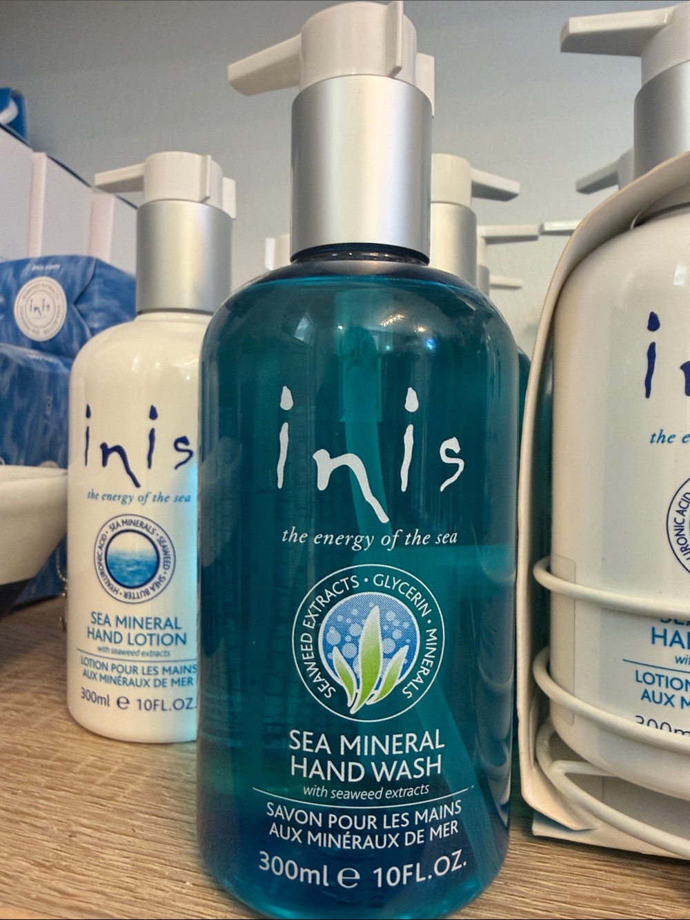 Inis Sea Mineral Hand Wash — Teal Blue